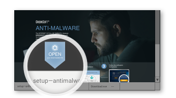 find the anti-malware installer